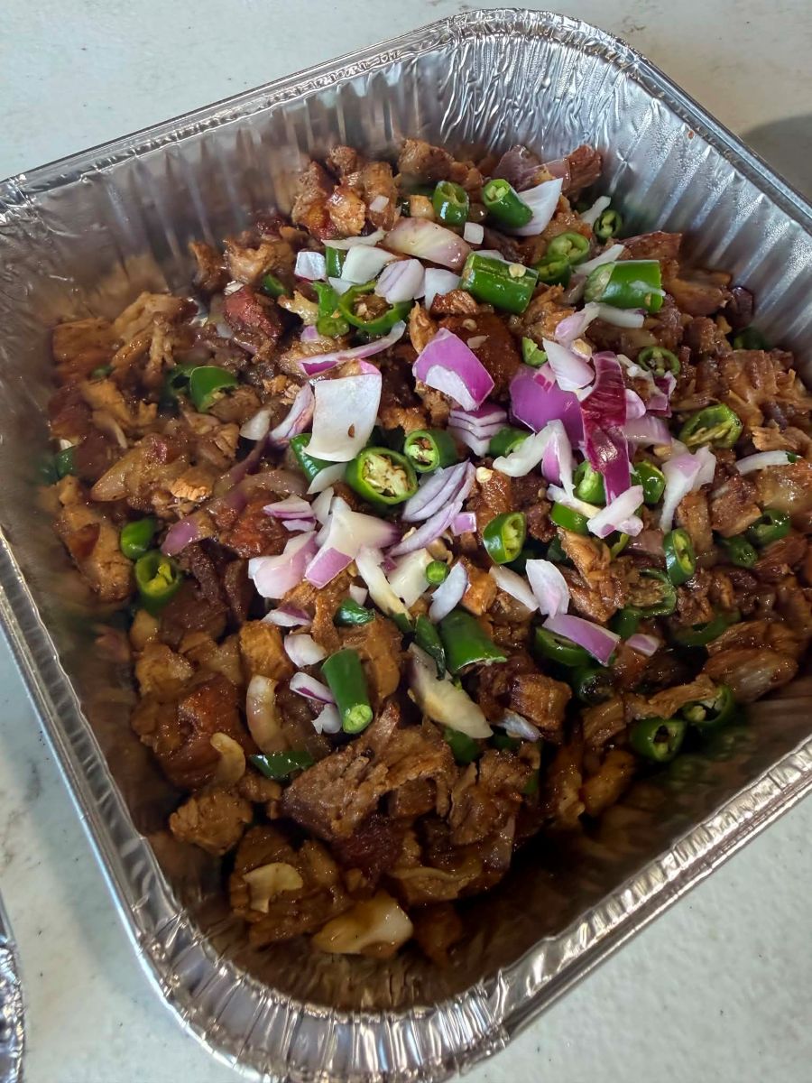 Pork Sisig tray