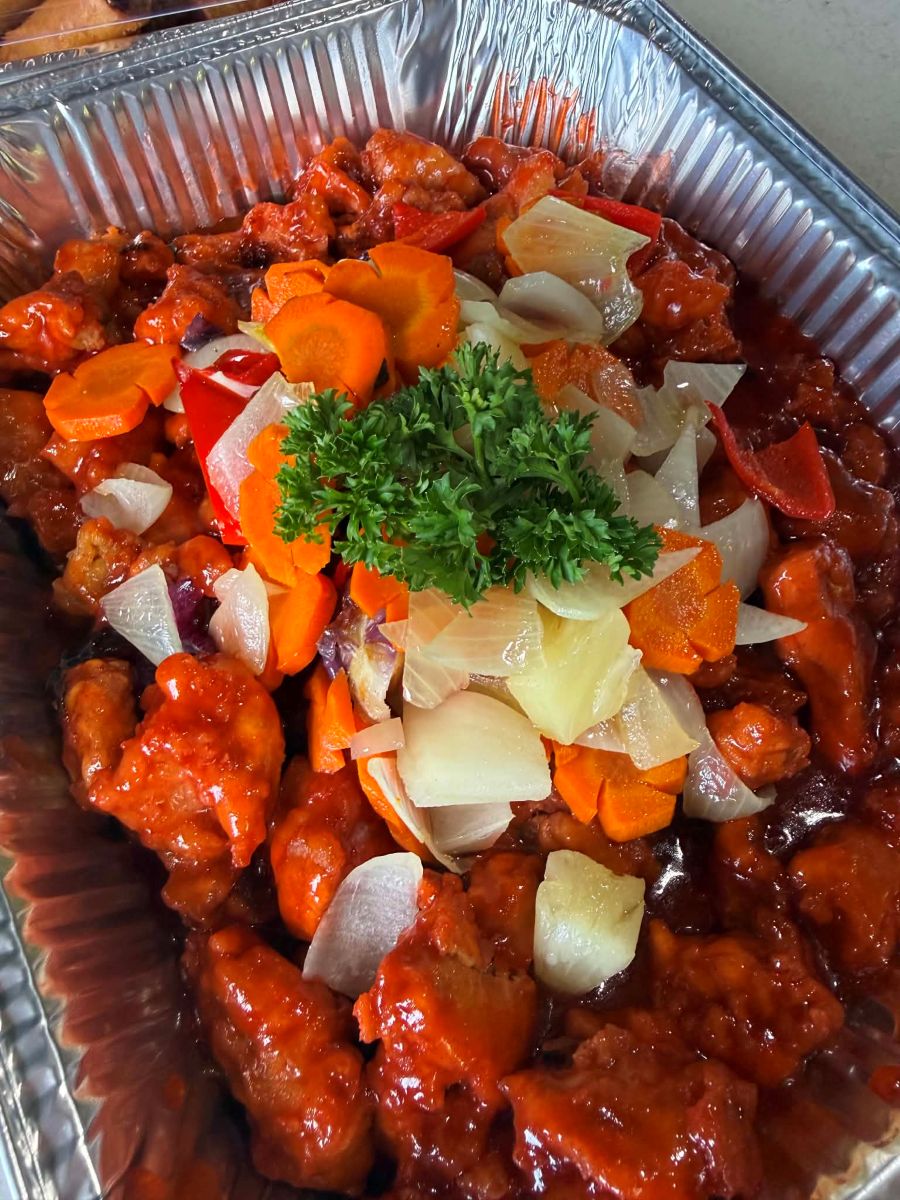 Sweet and Sour Pork tray